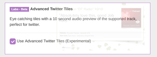 We have deployed a new Twitter Tiles feature as an option to beta. It can be enabled on your Promo Dashboard.

Time for a beer and a bag of hoola hoops.