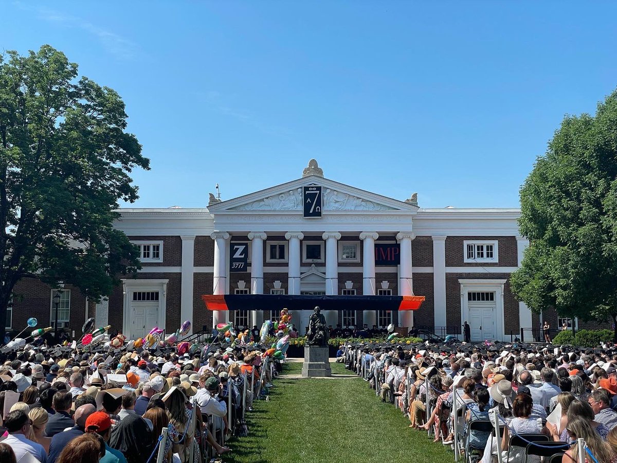 Grateful for the outstanding graduating Class of 2022 and our inspiring speaker today, Prof. Claudrena Harold. Wahoowa and congratulations!