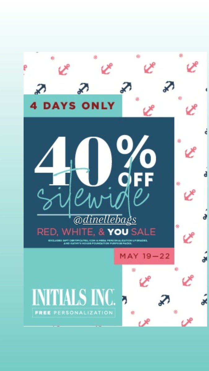 Initials Inc.: 40% OFF Sitewide! + FREE GIFT with $99+ purchase! These deals won't last! Shop Now > 
myinitials-inc.com/denalipiron

#dinellewithinitialsinc #dinellebags #freepersonalization 

<a href="/dinellebags/">Dinelle with Initials Inc.</a>