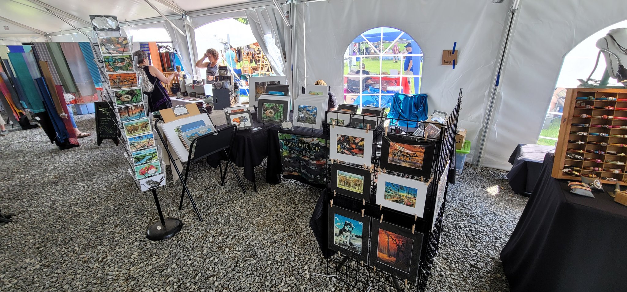 Paige Critchlow on Twitter "All set up at the Edinboro Art and Music