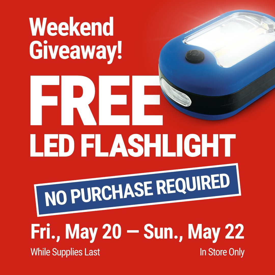 Harbor Freight on Twitter "LIKE FREE STUFF? You've gotta visit Harbor