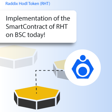 RaddixBrands's tweet photo. Yeah, the excitement has peaked! 🥳Our Raddix Hodl Token (RHT) #RHToken has just been deployed at #BSC! 💪🔥🔥
Experience together with our community the enormous power of a 100% #BUSD backed token that only knows one direction: Up!!! 🚀🚀🚀

#BNBChain #Binance #Bschainprojects https://t.co/0iuNdEdpOY
