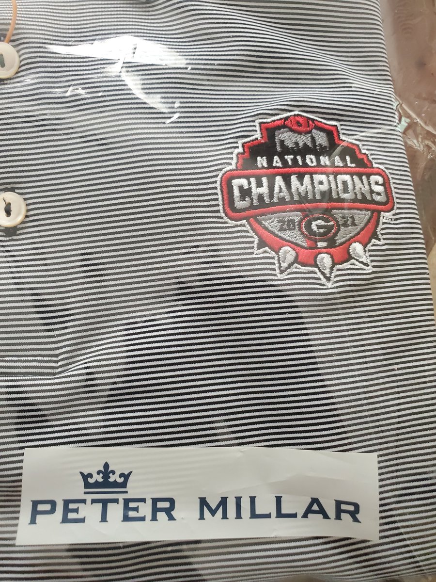 bubbydean's tweet photo. My attire for the @kennychesney concert tonight @MBStadium finally arrived!
#GoDawgs #DIDMore #DawgsOnTop https://t.co/3g85lFf6lM