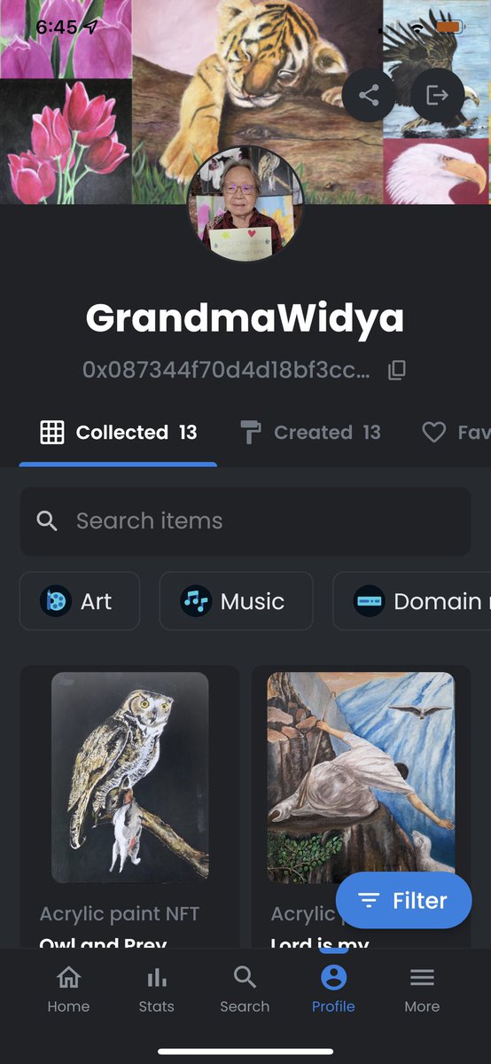 Come see and get my NFT 

✅RT
✅Like
✅check my NFT collections linktr.ee/gmwidya
opensea.io/collection/acr…
#nft #nftcommunity #nftdrop #nftinvestor #nftcollector #nftowner #opensea #nftartist