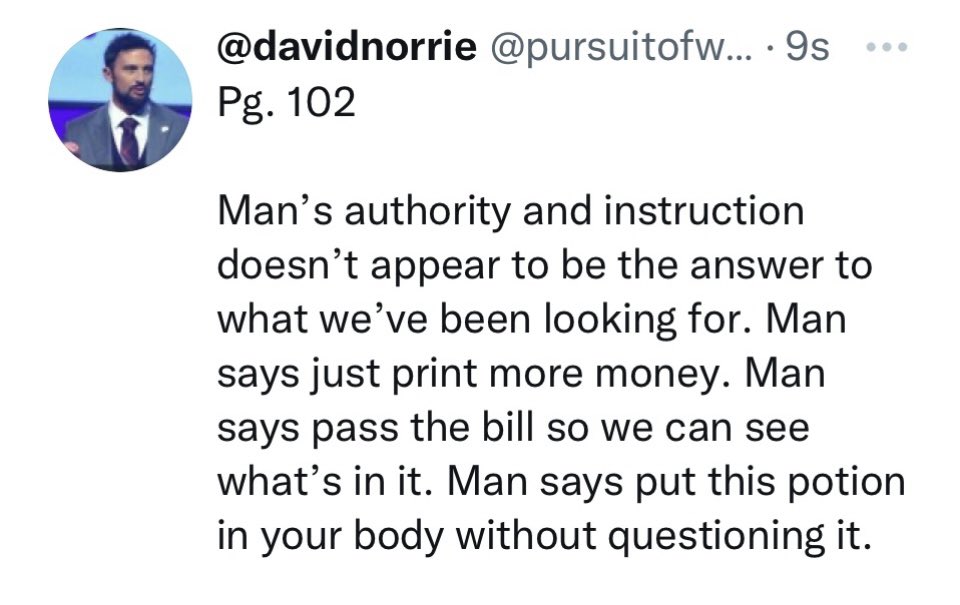 David Norrie (@pursuitofwisdom) on Twitter photo 