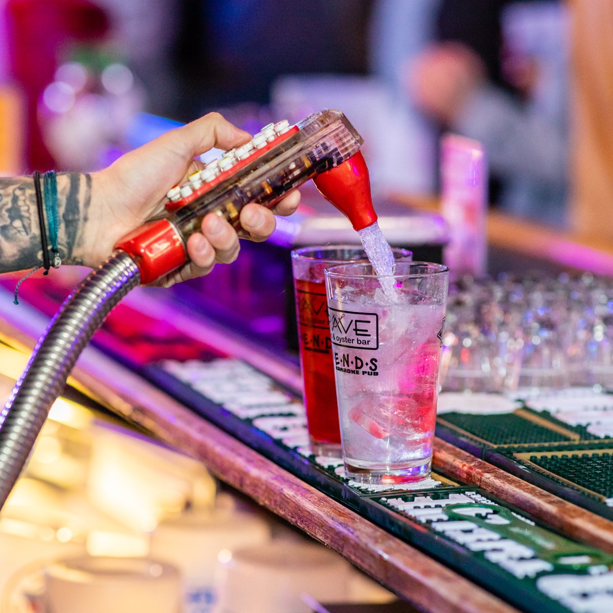 FriendsKaraokeP's tweet photo. Joining us for drinks is never a pour decision! Hope we'll see you at the bar tonight. 🍻 https://t.co/7HReqPGRYJ