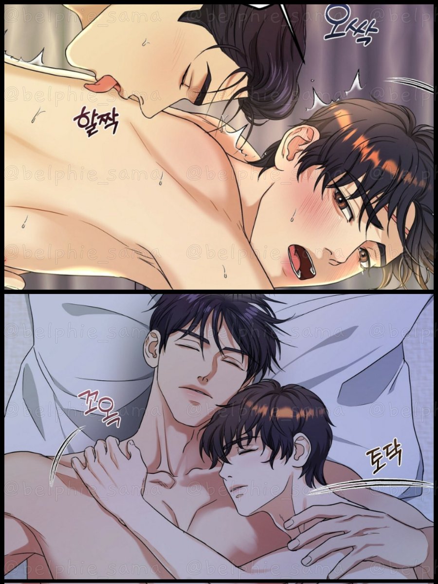 belphie_sama's tweet photo. After 16years of being tormented by Moojin every night, Moohyun finally had a good night's sleep thanks to Seojin 🤭 https://t.co/C7mCbJbqiy