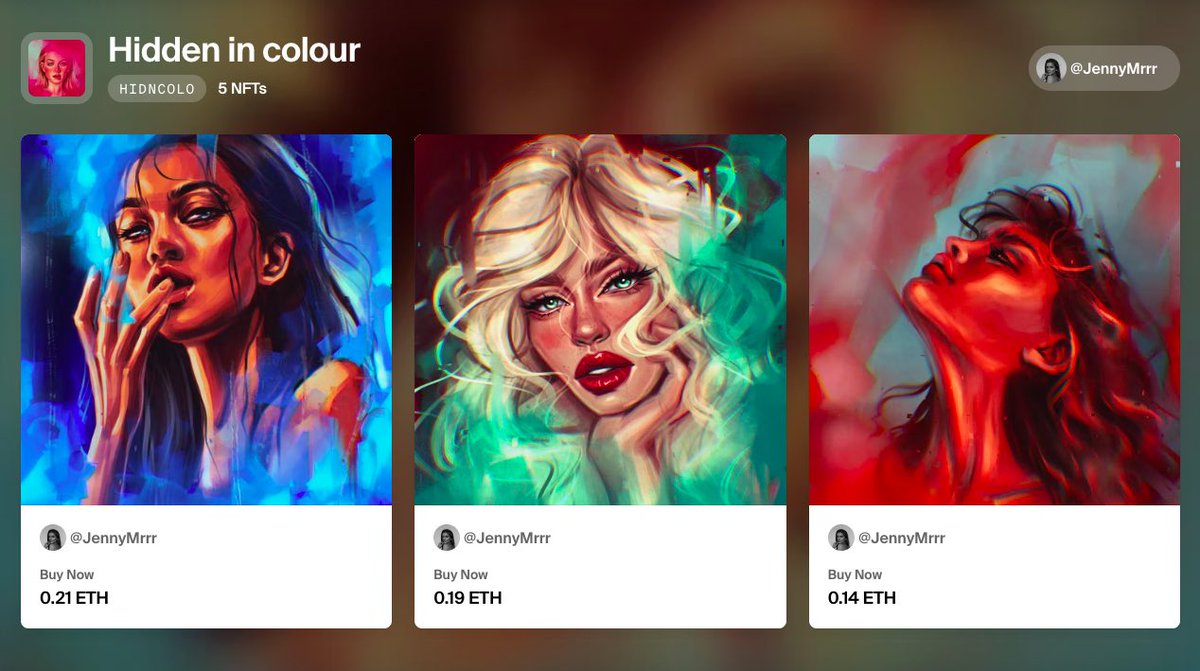 If I could show my soul to the whole world it would definitely be colored bright and shiny 💛

Hidden in color
3 pieces are available 💫
Floor 0.14 ETH 

foundation.app/collection/hid…