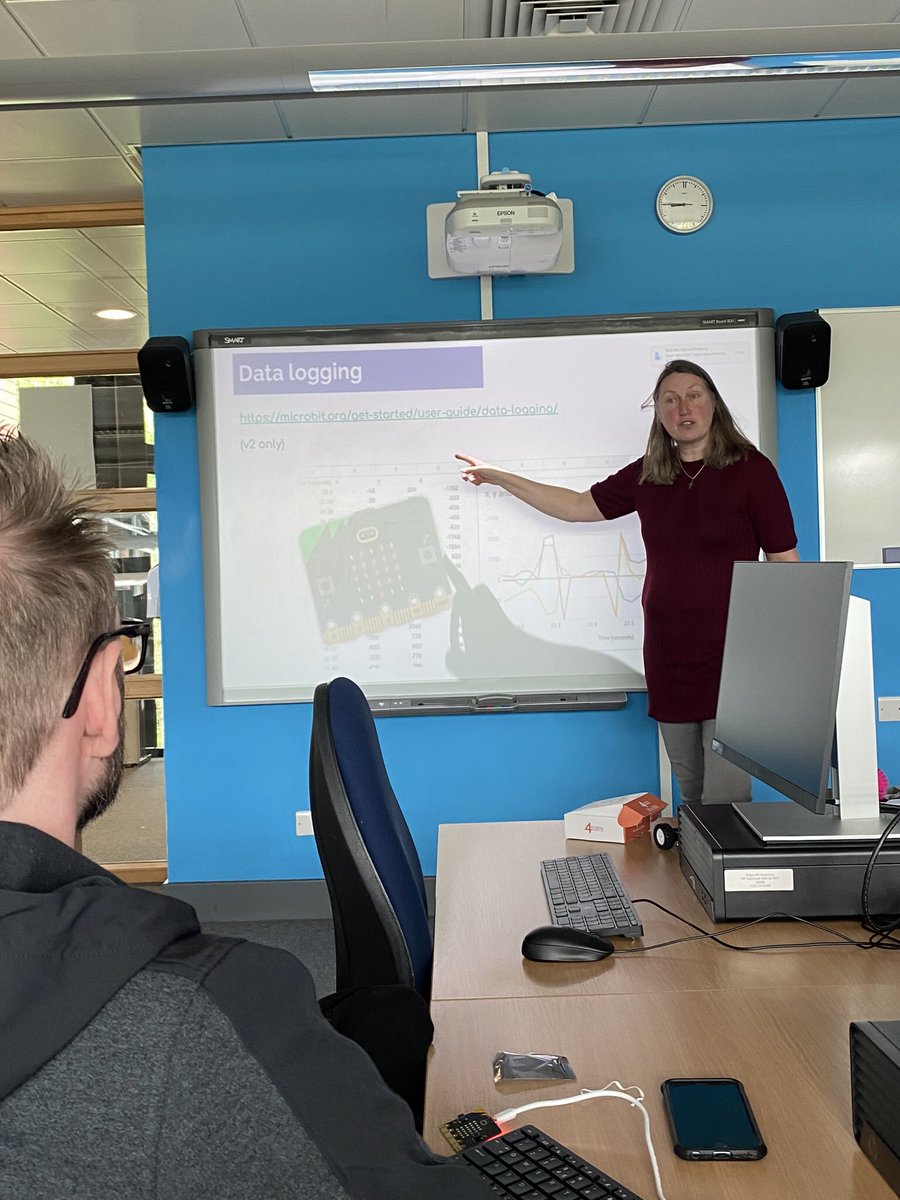 boxerright's tweet image. Excellent workshop on the incredible capabilities of Micro:bits and how they can be used effectively to support collecting data in science. So many opportunities to deliver purposeful leaning on a budget! @lynne_blair13 @Activ8Thinking #ehcomputing