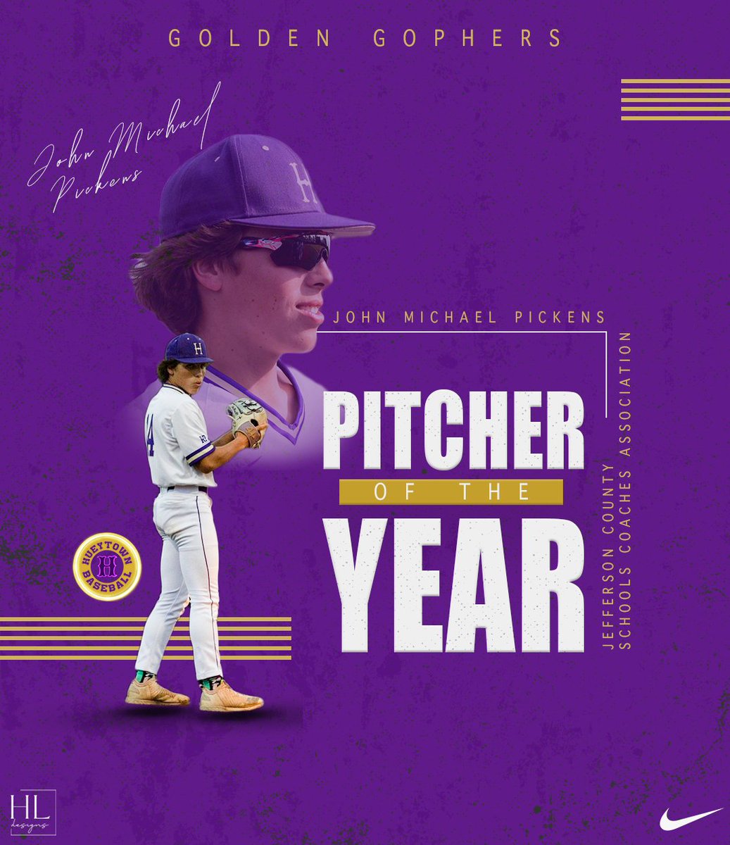 GoldenGopherBB's tweet photo. Our very own John Michael Pickens won the Jefferson County Schools Coaches Association Pitcher of the Year award for the 2022 season!

We are so very proud! Way to go JMP, big things ahead! 

#TheTown https://t.co/DMLKMXX7KW