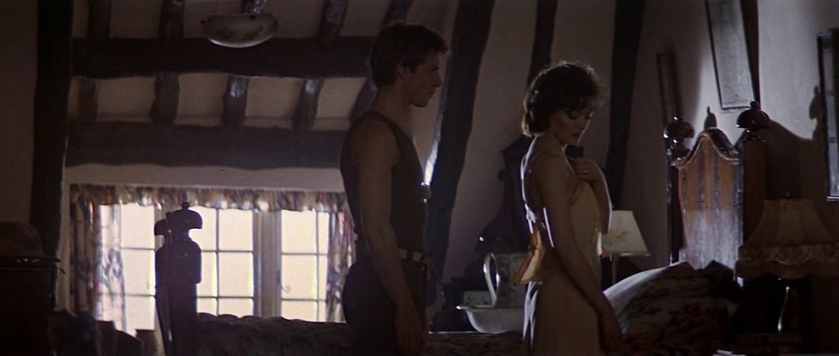iaguilardop's tweet photo. Single-source (hard) lighting through smoke, soft lights, wide open anamorphics and wendy lights by David Watkin BSC on Peter Hyams’ “HANOVER STREET” (1979) #cinematographer #directorofphotography #cinematography #davidwatkin #peterhyams #panavisionanamorphic https://t.co/JSNfGucSaP