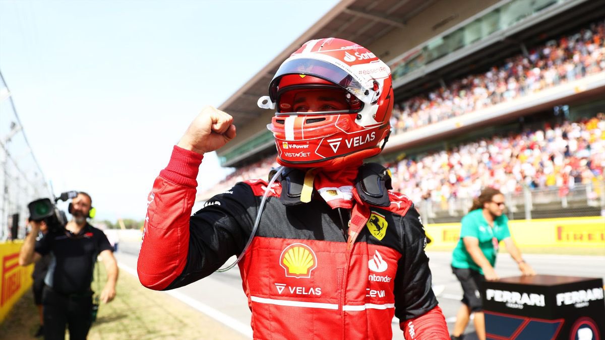 F1statsguy's tweet photo. Charles Leclerc’s Spanish GP pole position means he now holds a 30.8% win to pole ratio, moving him past Jean-Pierre Jabouille (33.3%) and only behind Jarno Trulli (25%) for the lowest win to pole ratio out of all 111 Grand Prix winners in the history of #F1. #SpanishGP #Leclerc https://t.co/kwwA94YhB0