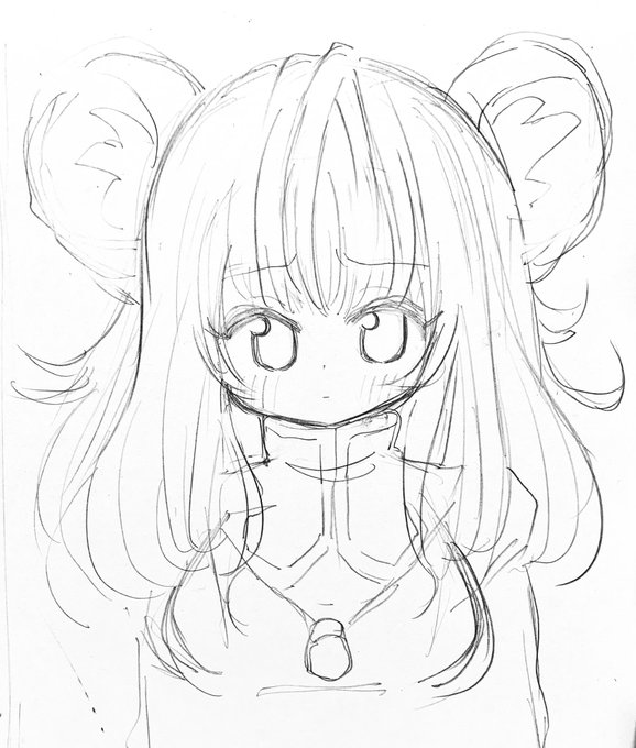 ロングヘアnyn姉貴.ラフ 