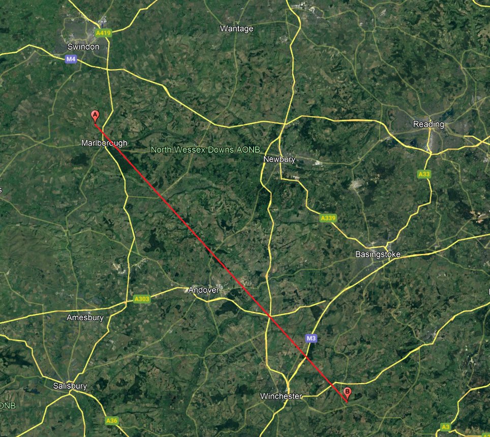 We have just received news of our longest ever Corn Bunting movement. It was ringed using the thermal imager on the Marlborough Downs on 26/10/2020 as a juvenile male. It was photographed on a <a href="/GWCT/">Game&WildConTrust</a> Partridge project near Winchester on 18/5/22 - 61 miles away 569 days later!