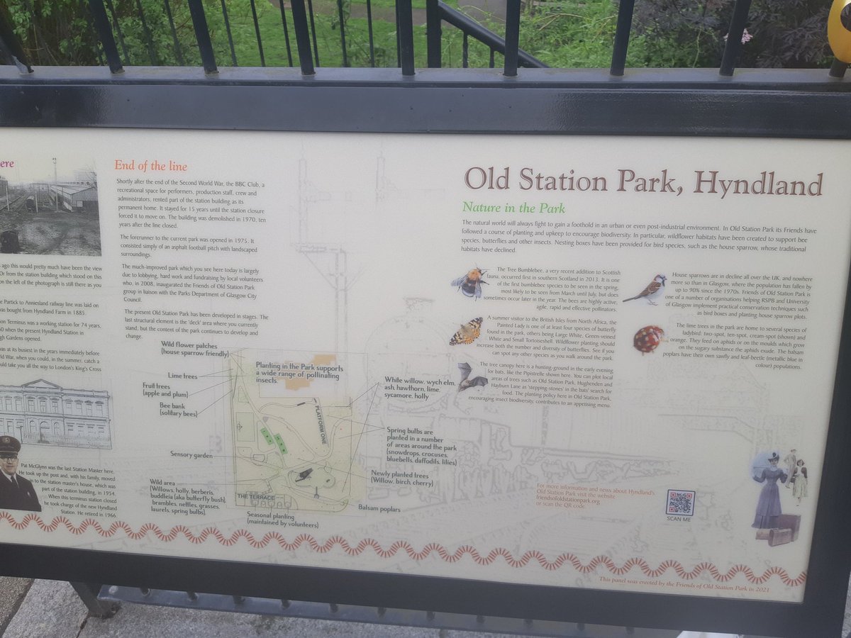 Kenny4PartickKd's tweet photo. Great to attend the installation of the Old Station Park Information Board in Hyndland. Well done to the friends group and everyone involved in bringing this to fruition #PEKD @GlasgowCC
https://t.co/e0v9PCwVYy https://t.co/w9yh1pUXrV