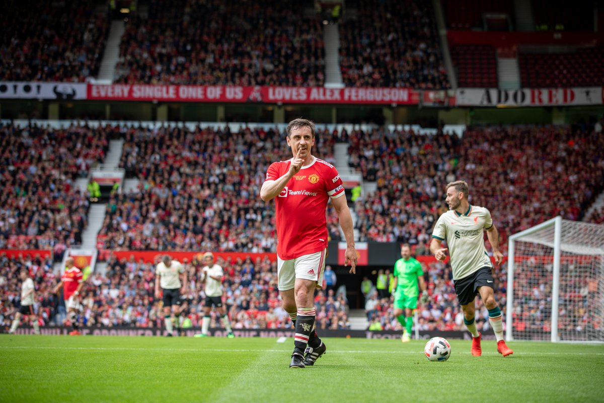 MU_Foundation's tweet photo. 🗣️ Seeing the fans turn out here today in such numbers shows just how important the Foundation is to the club and its supporters." - @JohnShielsMU 

Today, our #LegendsOfTheNorth match raised over £1.3 million. Thank you for your incredible support ❤️

📲 https://t.co/iWfT1BF95M https://t.co/BmOcOzJKTr