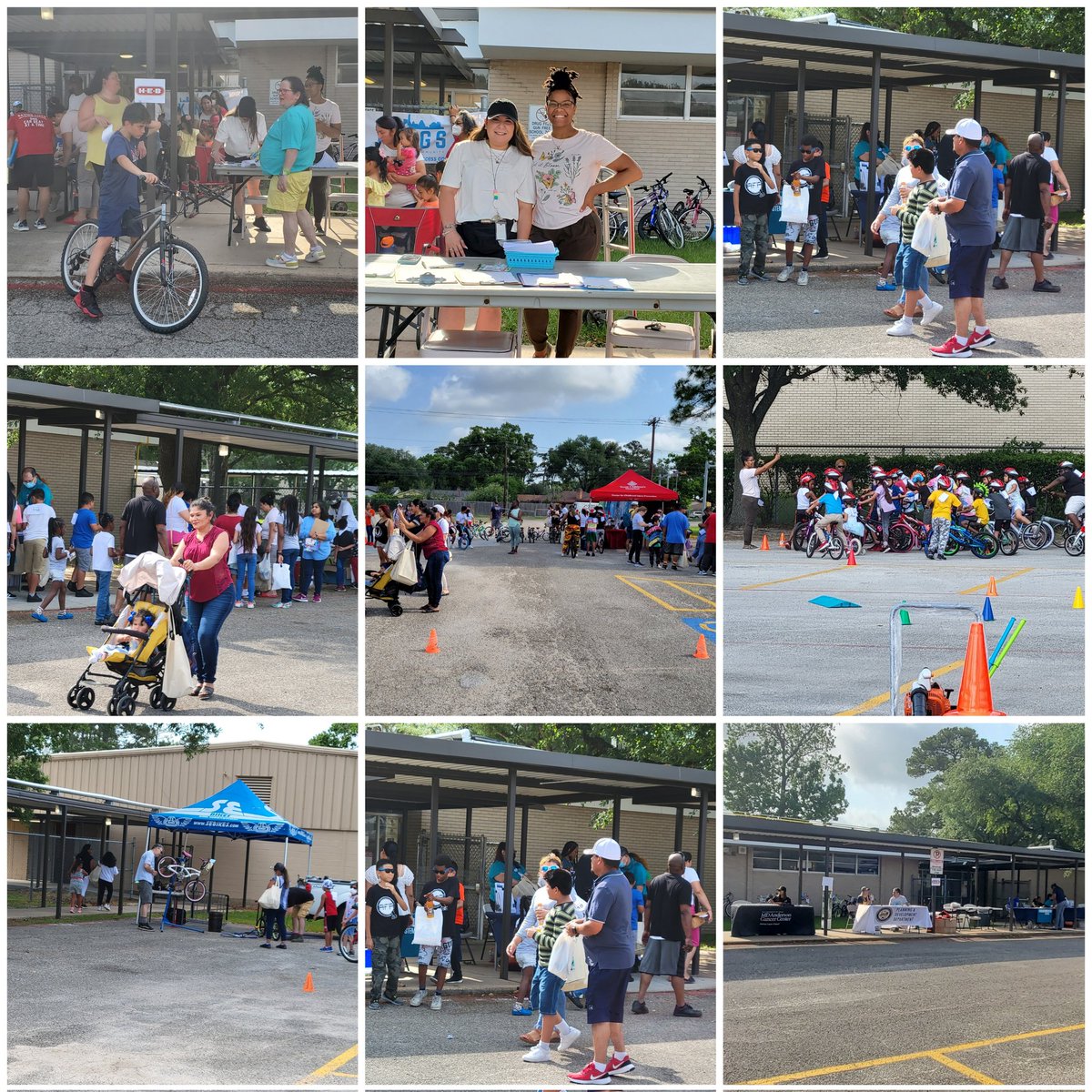 SmithES_AISD's tweet photo. Our community has shown UP and shown OUT in support of our Bike Rodeo &amp; Spring Carnival! We're here until 3pm! Thank you so much to Team Smith and our sponsors for making the event a huge success! #superpowersunleashed #stallionstrong https://t.co/RCSvwqJ83x