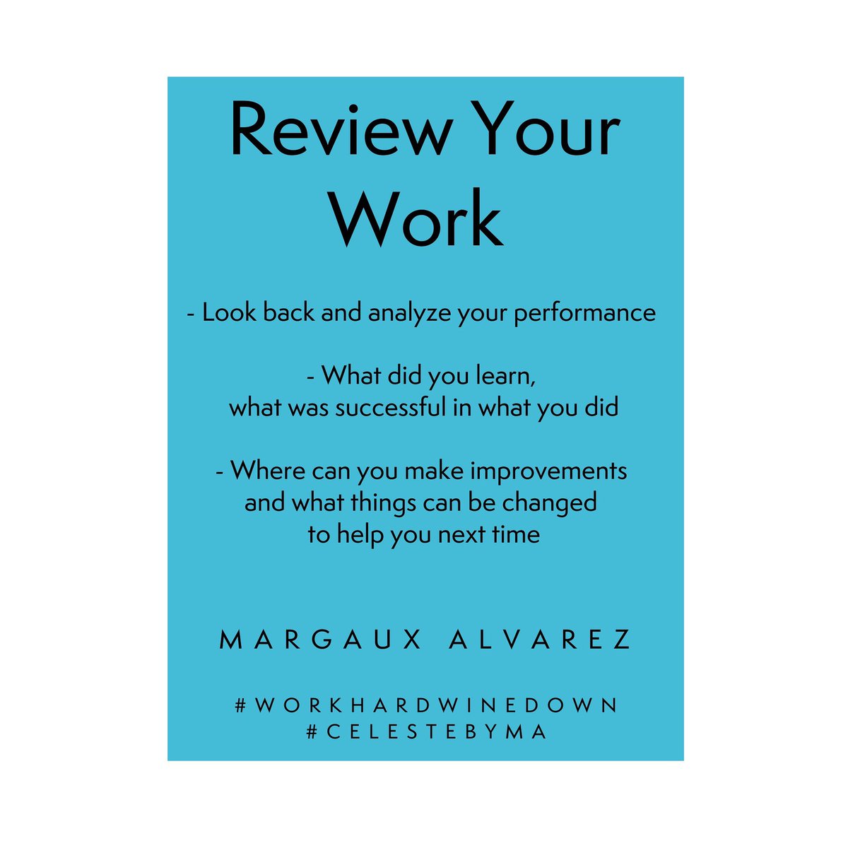321gaux's tweet photo. My Mantra:
1) Be Accountable
2) Prepare & Execute
3) Review Your Work
How did your plan go? Were you able to execute how you visualized it? What went well, what could improve, write down your thoughts so you can see what changes can be made.
#reviewyourwork #mantra https://t.co/LQBRp5rgXo