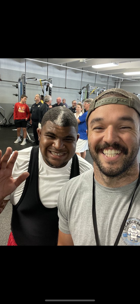 CHS_Bobcat_FB's tweet photo. Sammy Long ready to compete in the Special Olympics Tennessee state powerlifting meet #GoSammy https://t.co/C9n4HCApFi