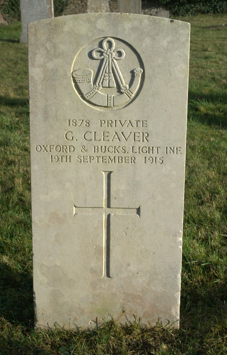 Pt George CLEAVER Injured in the Hebuterne Area of France. George travelled back to England on the HMHS Carisbrook Castle. Died in Hospital. Transported home to be buried at at Marys, Souldern. The only CWGC in the churchyard. Headstone given a wash today.<a href="/HelenR864/">Helen Roberts 💙</a> <a href="/CWGC/">Commonwealth War Graves</a> #EOHO