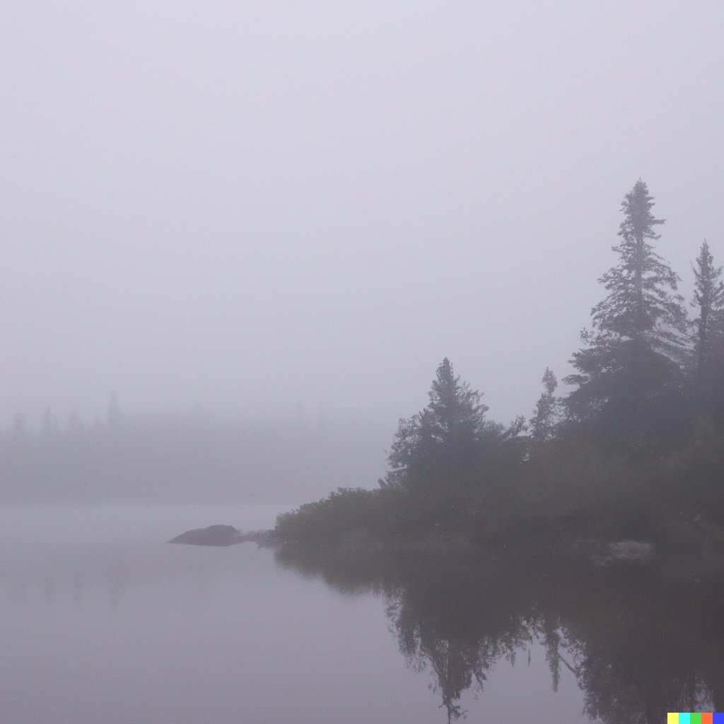 cer_andrew's tweet photo. Classic @boniver 2007 - 2011 album cover vibes.

"Fog over a lake"

#dalle #dalle2 https://t.co/heJE638C0V