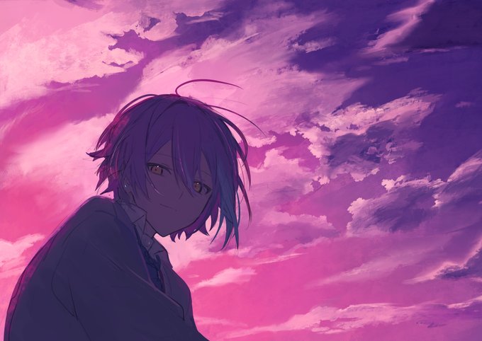 「purple sky」 illustration images(Latest｜RT&Fav:50)