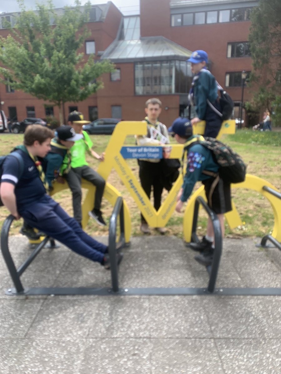 scouts_16th's tweet photo. @ExeActivityTeam #ExeMonRun not sure we will make it round on this bike https://t.co/NKFMXQFE3u