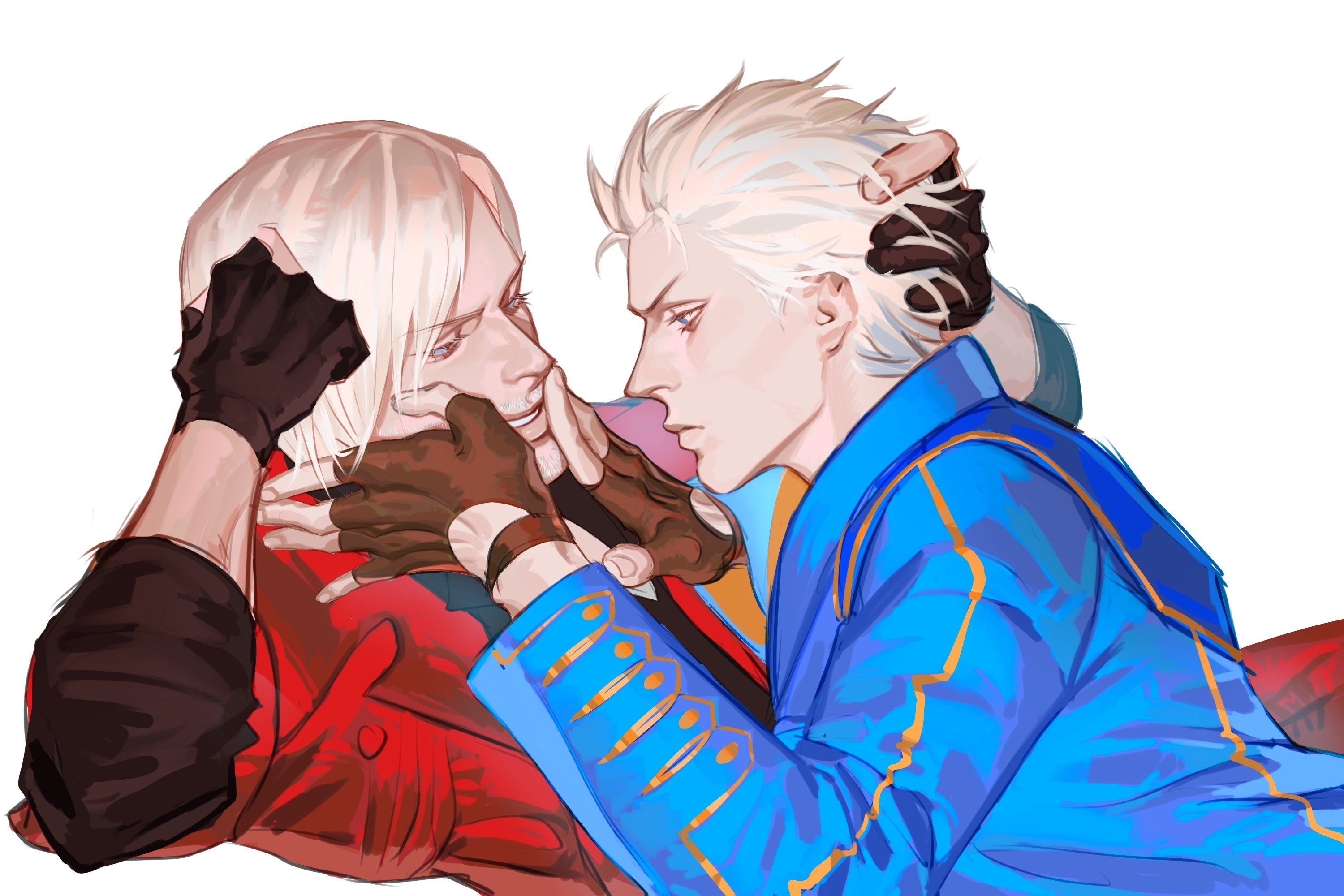 dante and vergil (devil may cry and 1 more) drawn by sebby1725