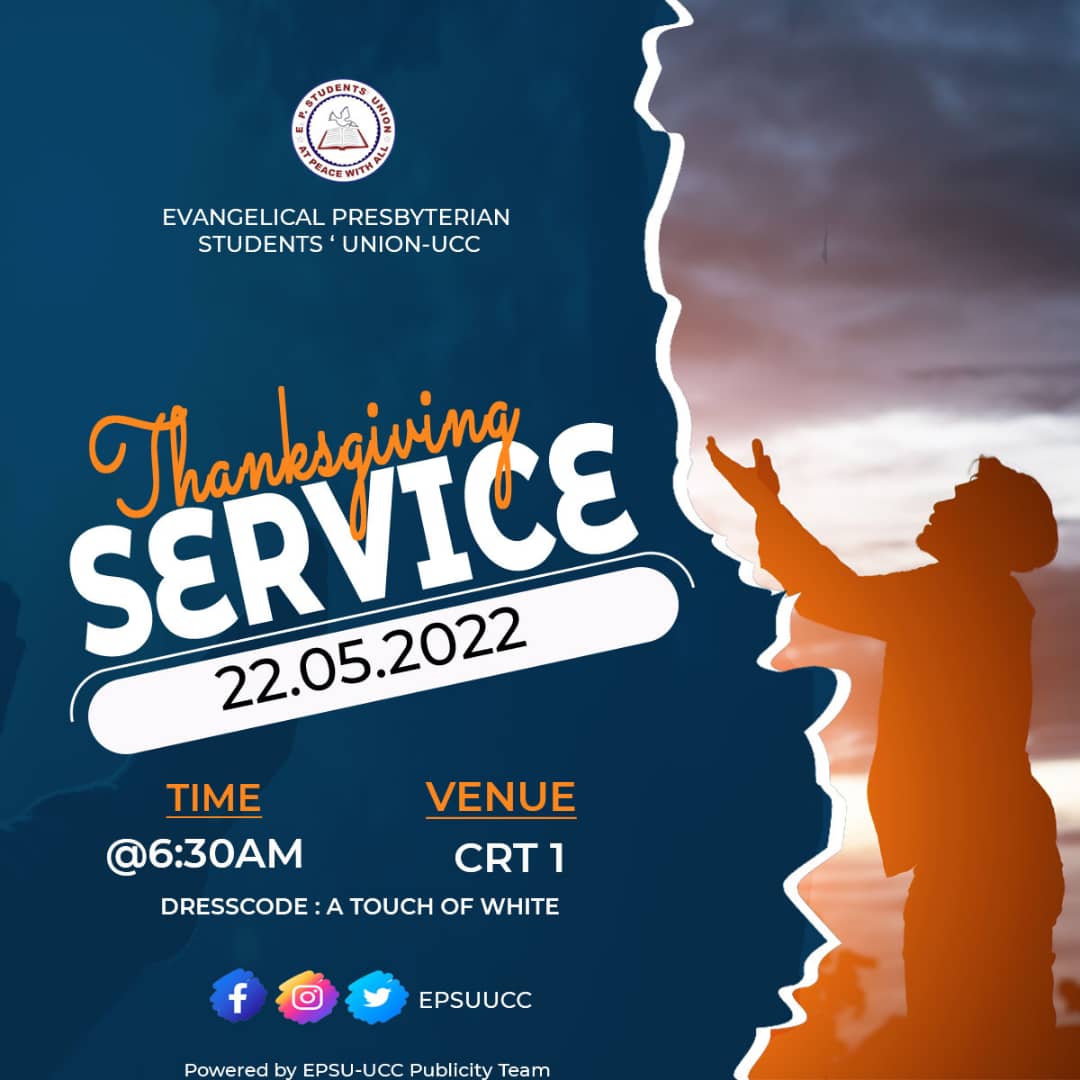 epsu_ucc's tweet photo. Glorrrrrrry🥳🥳🥳🥳🥳🥳
It's the last Sunday of the semester and we are expressing our gratitude to God Almighty for how far He has brought us. It has been tough, but He has seen us through. #epsu_ucc #thanksgiving @epsunational @epsulegon @epsuknust @epsuwvp @epcghq  
@EpsuKasoa https://t.co/jhgJBAxK5A