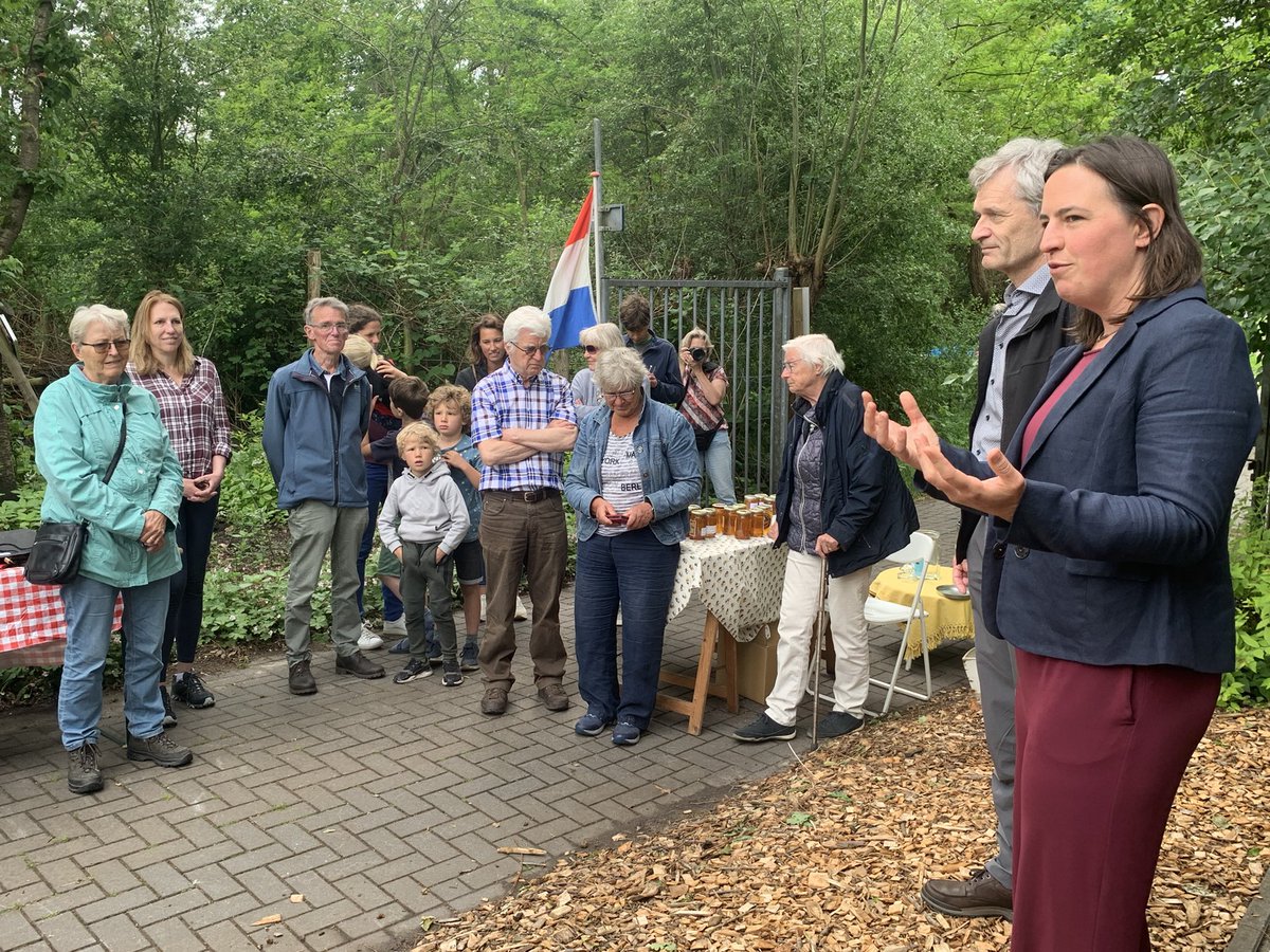 Opening vlindertuin en voedselbos door wethouder <a href="/Fenneke_/">Fenneke van der Vegte</a>  Mooie plek in Leusden!