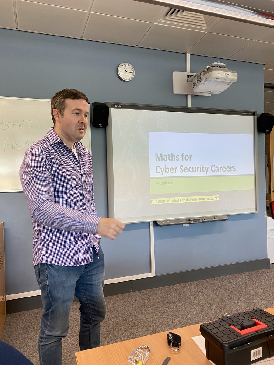 boxerright's tweet photo. Amazing cyber security session with Mr Hackett. So many brilliant activities. #ehcomputing https://t.co/u0U4zC9gy4
