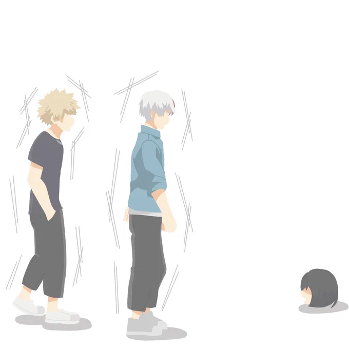 お…。

 #イラスト #ヒロアカ #爆豪勝己 #轟焦凍 