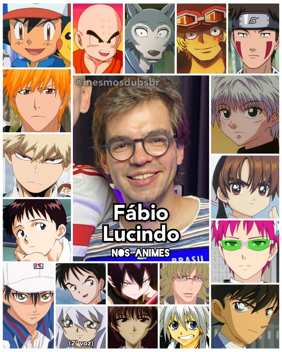 O dublador Fábio Lucindo vai estar no 24º Campinas Anime Fest, e