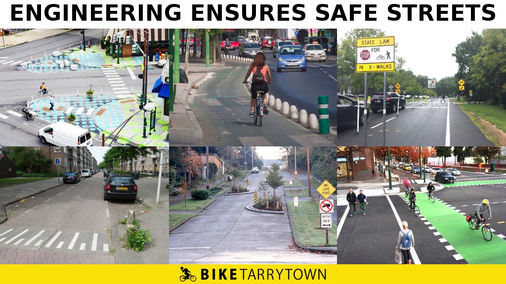 BikeTarrytown's tweet photo. @NYSDOTRochester People cycling deserve safety along our roadways. Let's speed up construction of safe streets, pay attention to Pedestrian #LevelOfService, and #ShareTheRoad budget. https://t.co/fTHgLvqQe8