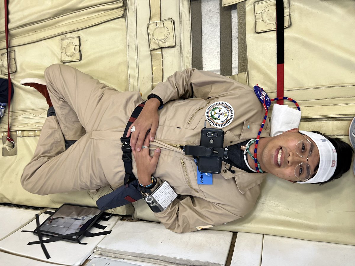 DavaExplorer's tweet photo. A wonderful @ZEROGResearch flight with superstar @mit @medialab @MITAeroAstro students. Thanks #SEI. 1/2 https://t.co/oXlsBeVwNl