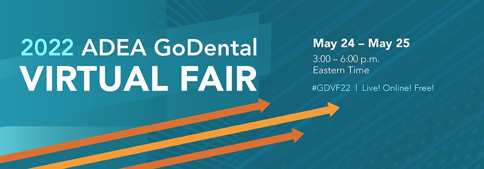 HpsaOrg's tweet photo. Register now for the @ADEAGoDental virtual fair next Tuesday!  This is your opportunity to talk with over 50 dental schools and learn what schools are a best fit for you and your goals! @adeaweb #GDVF22 #PreDental #FutureDentist

https://t.co/5fjSVPozI0 https://t.co/DHri1NfZuZ