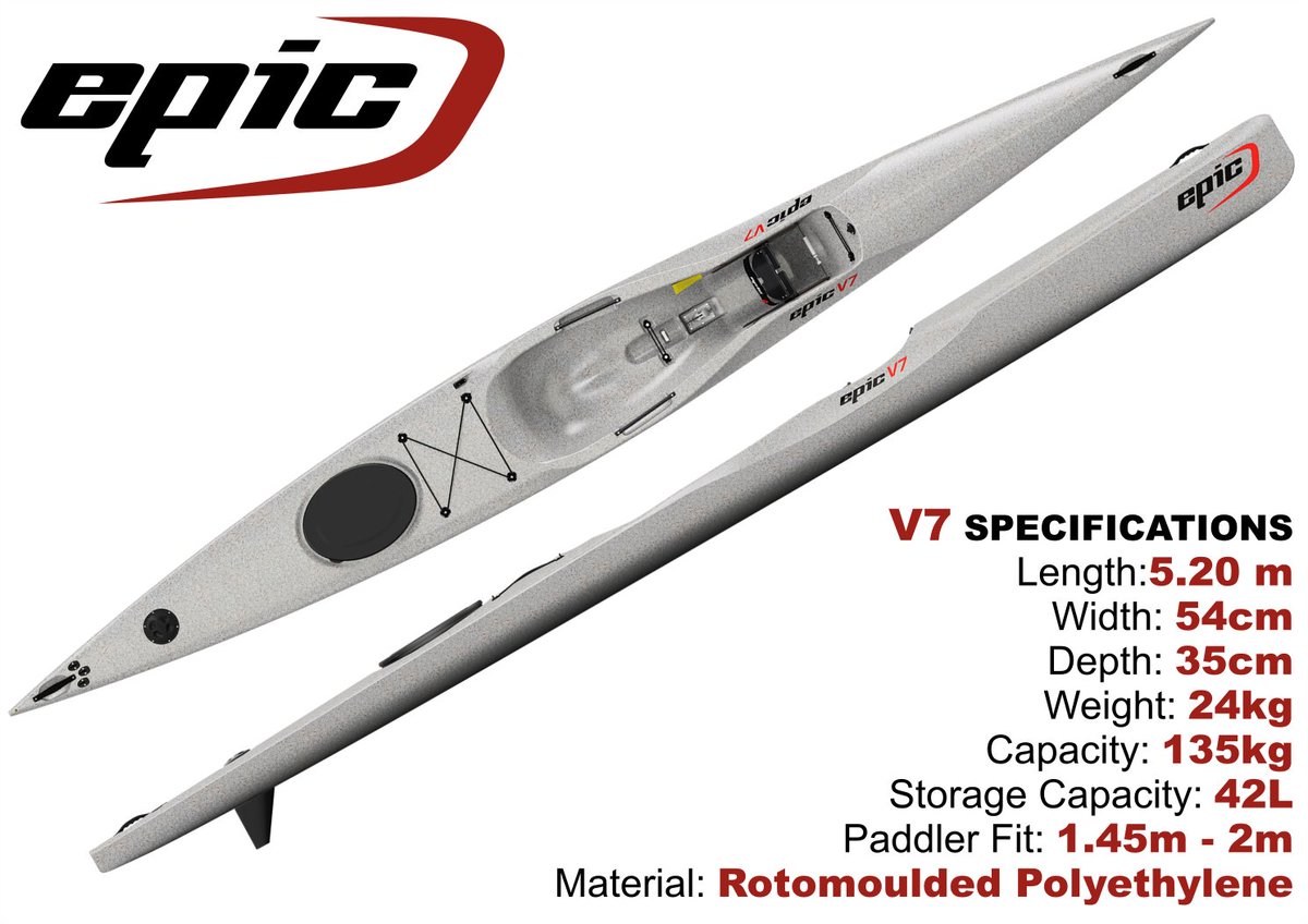EpicKayaksJP's tweet photo. Epicオーナー様の、上位モデルへのアップグレードに伴い、Epic V7サーフスキーが出てきました。
2021年製です。
ツーリングや、トレーニングにお奨めです。
ご興味ある方、お知らせください。
#EpicKayaks  
#EpicV7  
#surfski #サーフスキー https://t.co/asPDYtTjzn