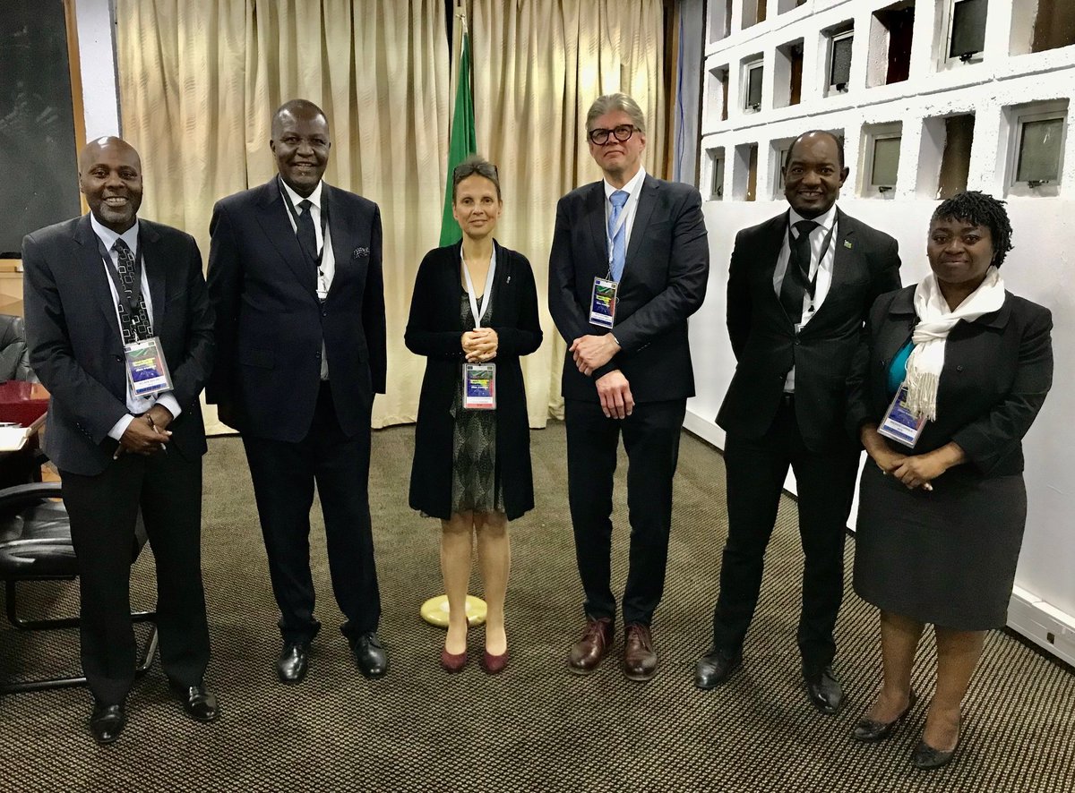 PirjoSuomela's tweet photo. Standing tall :-). Hon. Minister Felix Mutati and the Finnish company Claned after excellent discussions during EU-Zambia Economic Forum this week. #EUZEF https://t.co/Cj4OL7CI51