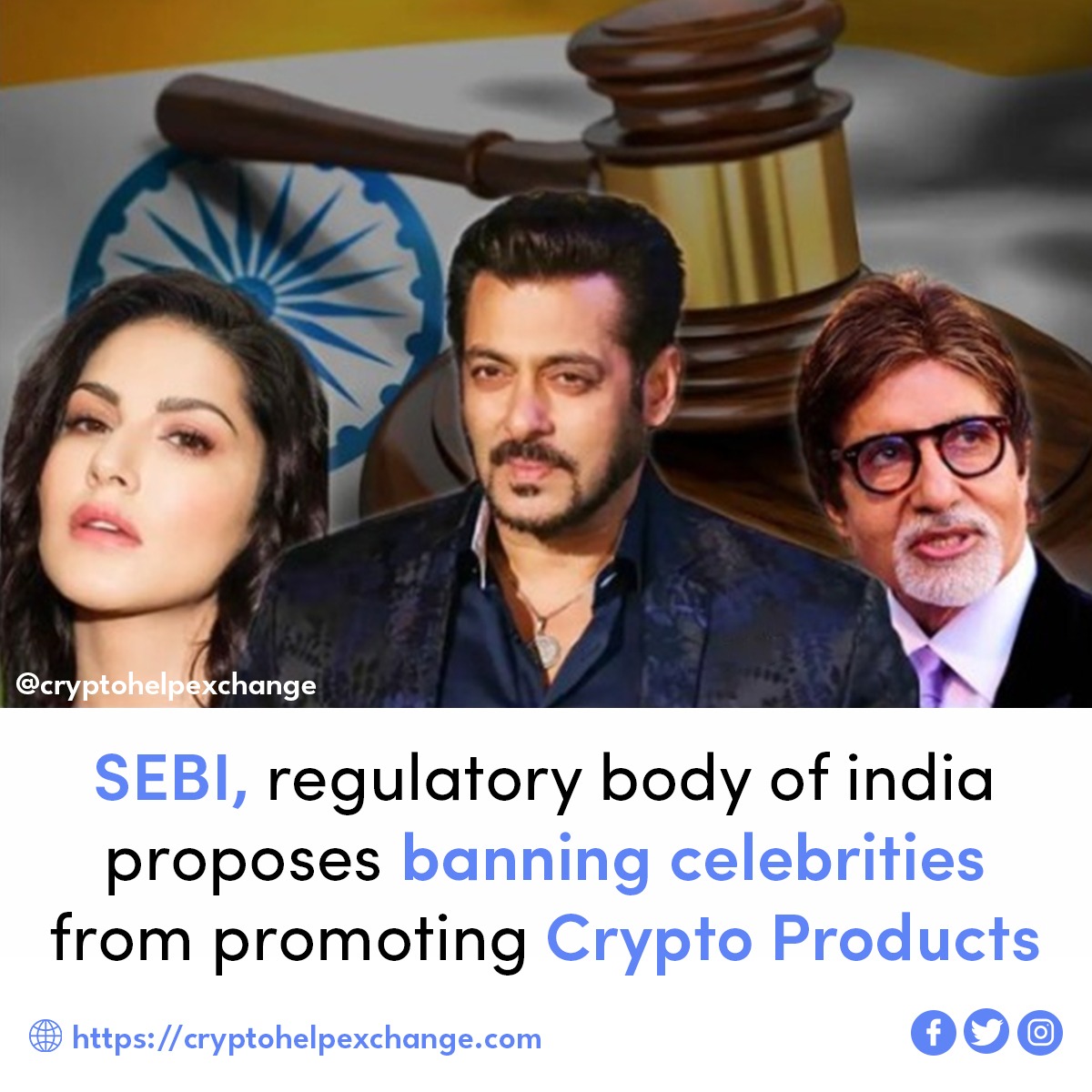 HelpcryptoHelp's tweet photo. The SEBI has allegedly proposed that unmistakable well known individuals like superstars and sportspeople shouldn't support crypto items. 

#Sebi #sebi #advertising #advertising #cryptocurrency #cryptocurrencynews #cryptocurrency #cryptocurrencymarket #cryptocurrencytrading https://t.co/luYlphxzpI