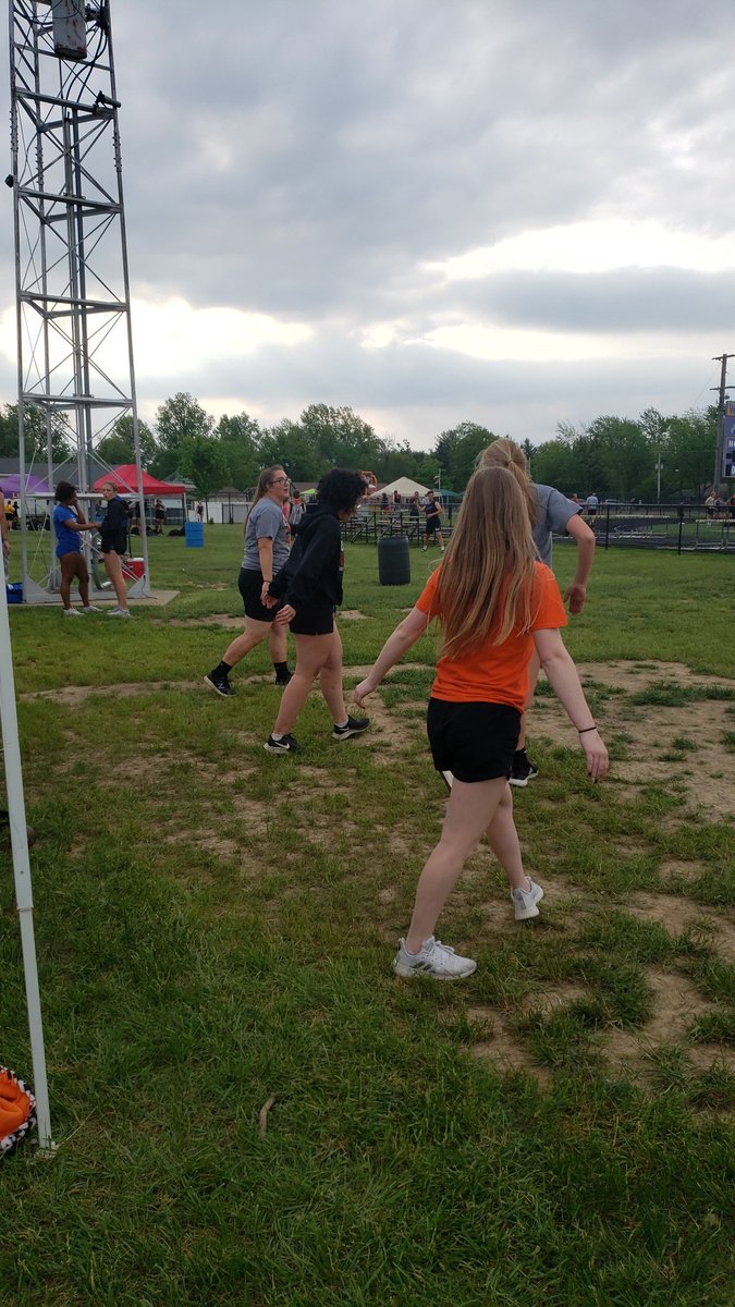 BaltimoreField's tweet photo. Warming up for day 2 of districts..a little morning aerobics. https://t.co/vk7AHW332v
