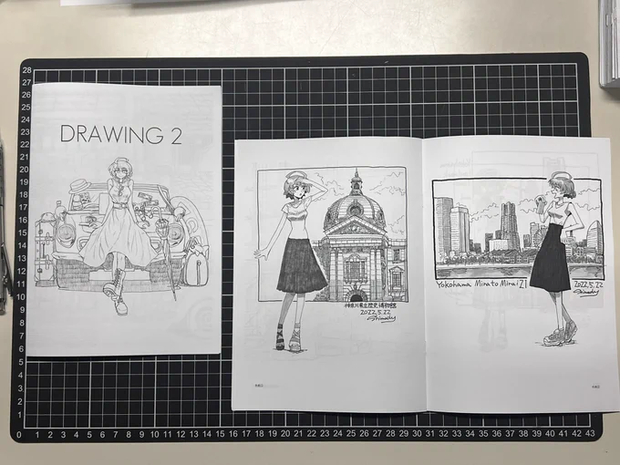 【頒布内容追記】
コピー本「DRAWING 2」/A5/14ページ/モノクロ/100円

無料配布のつもりでしたが、100円とします。申し訳ありません。

内容は、新刊収録絵の線画Ver.と色紙の絵をスキャンして収録しました。

よろしくどうぞ。

#ISF09 