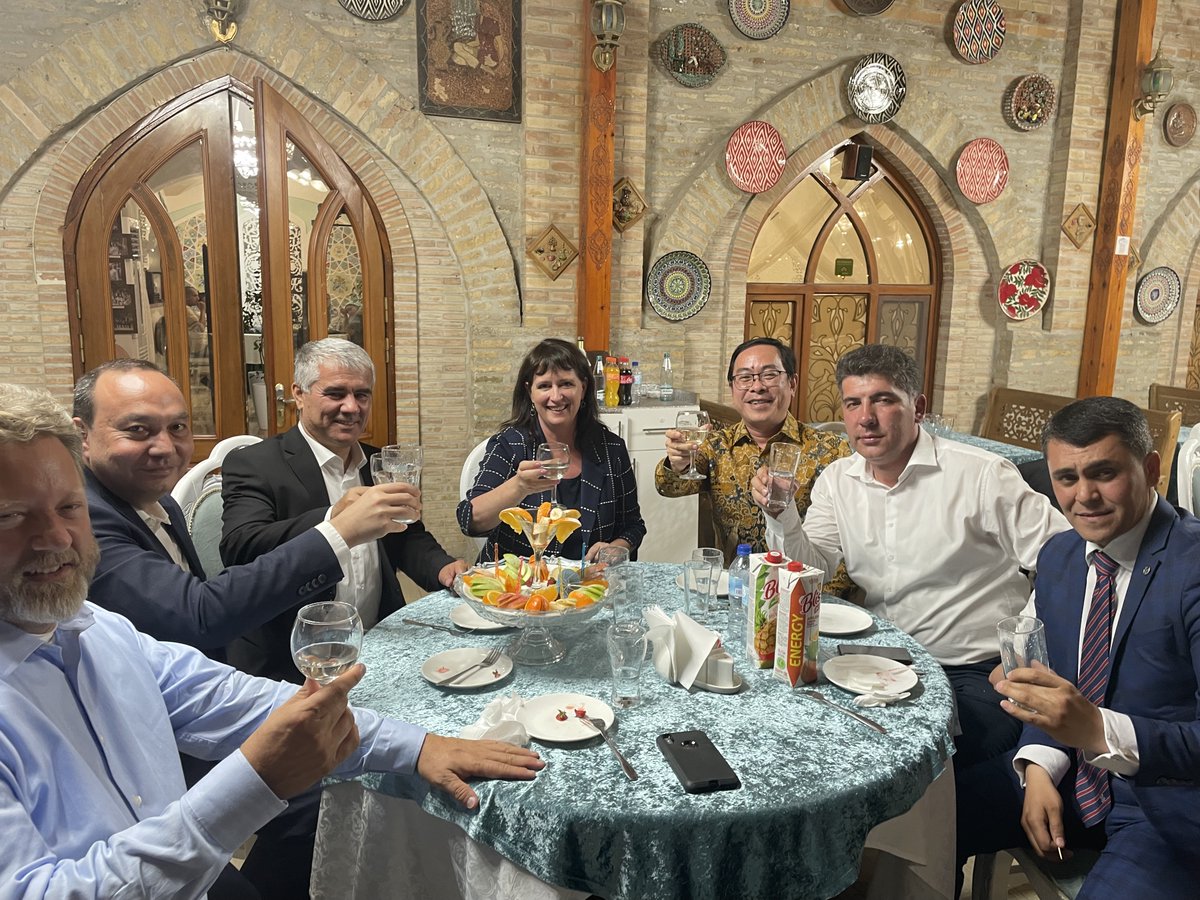 nadinemaenza's tweet photo. While #Uzbekistan's #ReligiousFreedom improvements have been stunning over the past few years, their rich religious history & beauty is equally stunning!
#Bukhari is certainly one of my favorite places. Honored as Gov (Khokim) Botir Zaripov hosted us. #DialogueOfDeclarations. 1/ https://t.co/SWjvwhlZIa