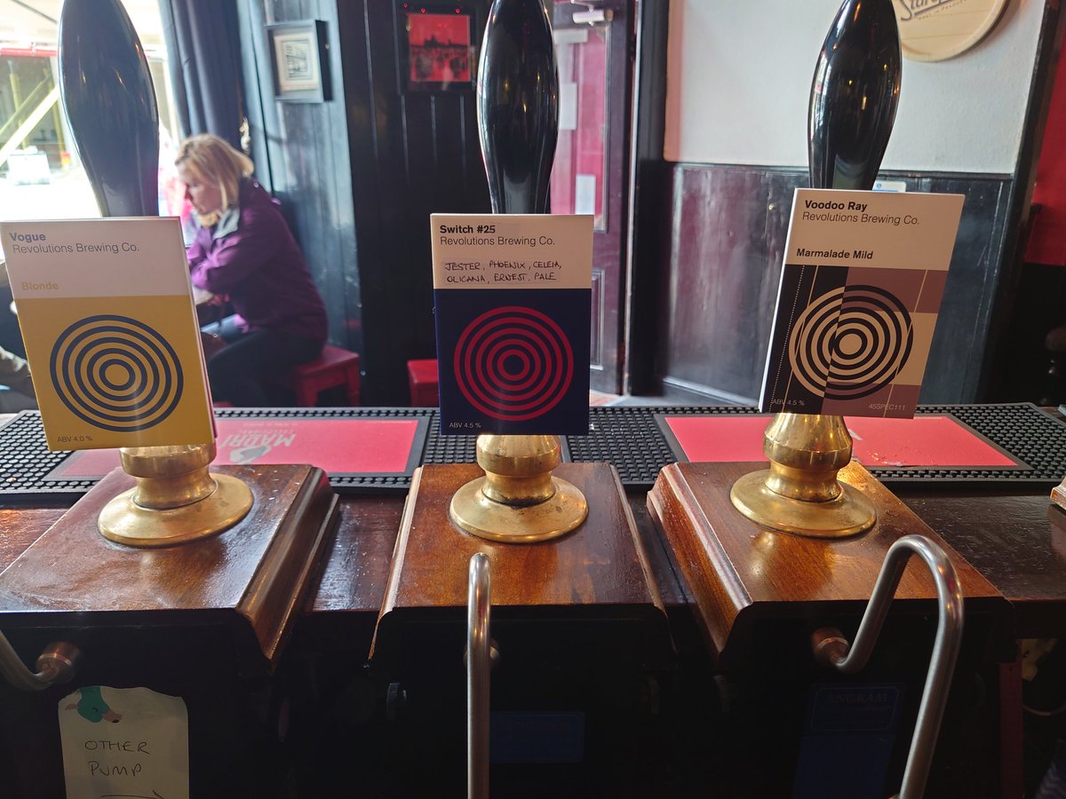 New OTB we have a trio of loveliness from one of our favourite breweries <a href="/revolutionsbrew/">Revolutions Brewing</a> @YorkBeer