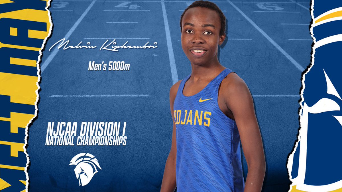 Day 3 of the NJCAA D1 Outdoor Track &amp; Field Championships.

Randry Mugisha- Men’s Javelin
Kameron Glasper- Men’s Discus
Melvin Kipkemboi- 5000m

📌 Hutchinson, KS
⏰Men's Javelin: 10:00 AM
⏰Men's Discus: 1:00 PM
⏰Men's 5000m Run: 3:50 PM
📈live.athletic.net/meets/16323