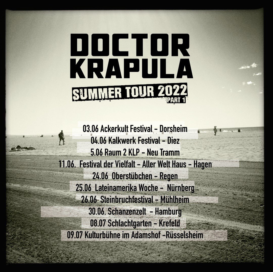subcantante's tweet photo. Tour de verano parte 1!!
@DoctorKrapula no para BOMBEA! https://t.co/IwD0L2xKSd