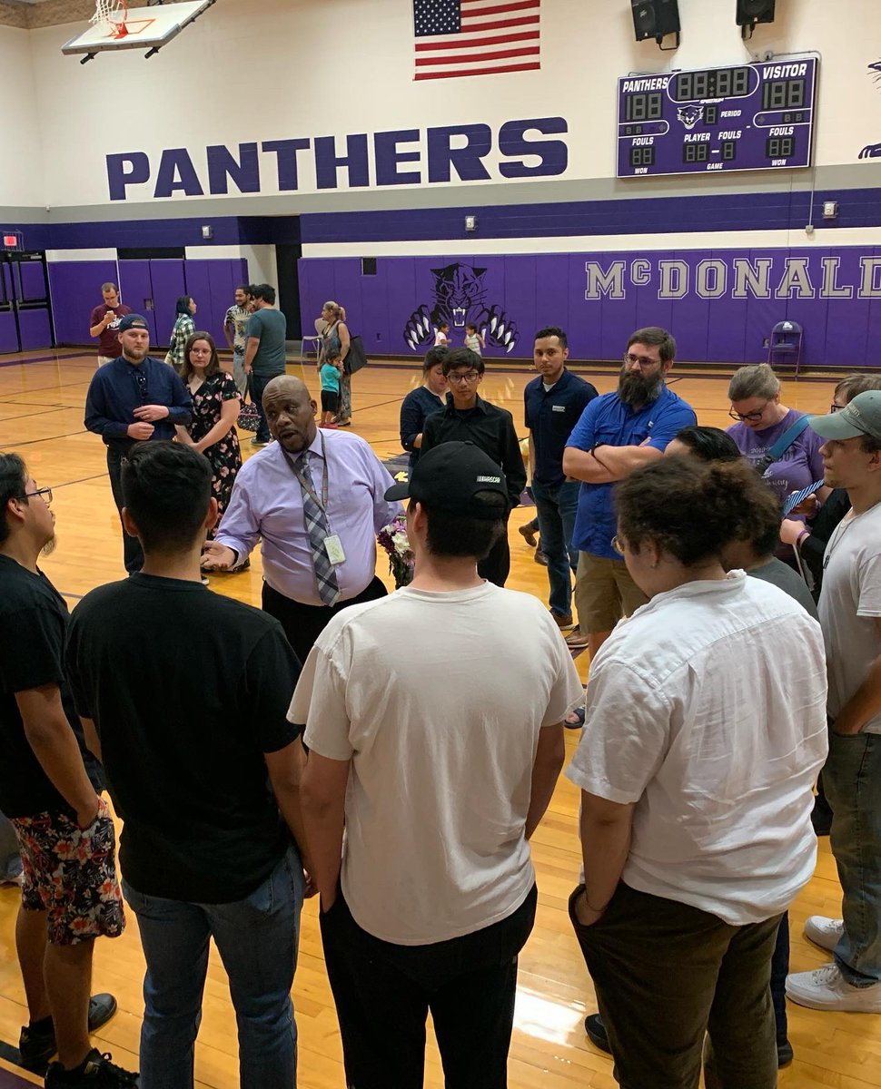 Thursday night <a href="/jyoung014/">JYoung</a> conducted his final concert! He’s been the band director at <a href="/MDJH_Panthers/">McDonald Junior High School</a> for 17 years. His impact on the <a href="/MRHSMavericks/">Morton Ranch HS</a> community has been profound. We wish you well in retirement! Thank you for all you’ve done for the kiddos of <a href="/katyisd/">Katy ISD</a>. <a href="/MRHSBand/">MRHS Maverick Band</a>
