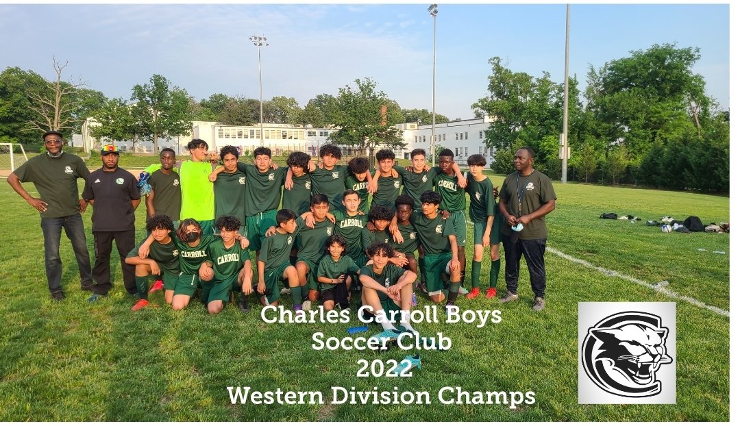 <a href="/CCMSpgcps/">Charles Carroll MS</a> @HendershotCCMS Soccer Middle Championship Bound Monday May 23 ,2022 <a href="/ERoos_PG/">E.R. Athletics</a> Stadium 6:30pm 
Game Tickets 🎟 will be available at Stadium gate 
Lets Go Cougars Soccer Club ⚽️ 
Charles Carroll vs Nicholas Orem