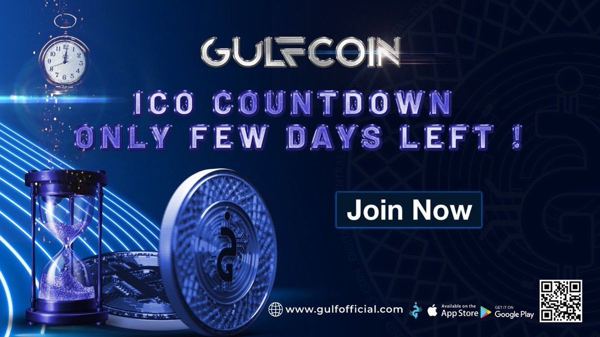 Less than a month is left for <a href="/GulfCoin_/">Gulf Coin Official</a> ICO

Price 0.03$ now🤑
ICO ending on June 15th😎

KYC+AUDIT: Soken &amp; SolidProof💯

1st coin to release their projects right after ICO
💱GULF Exchange in June🎉
GULF NFT Marketplace in July🔥

IGulf: iOS &amp; Android
gulfofficial.com