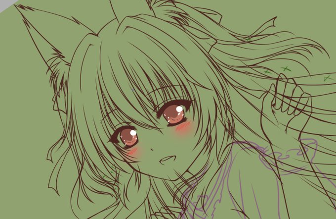 杏子ちゃんのお誕生日絵、当日までには投稿します。 