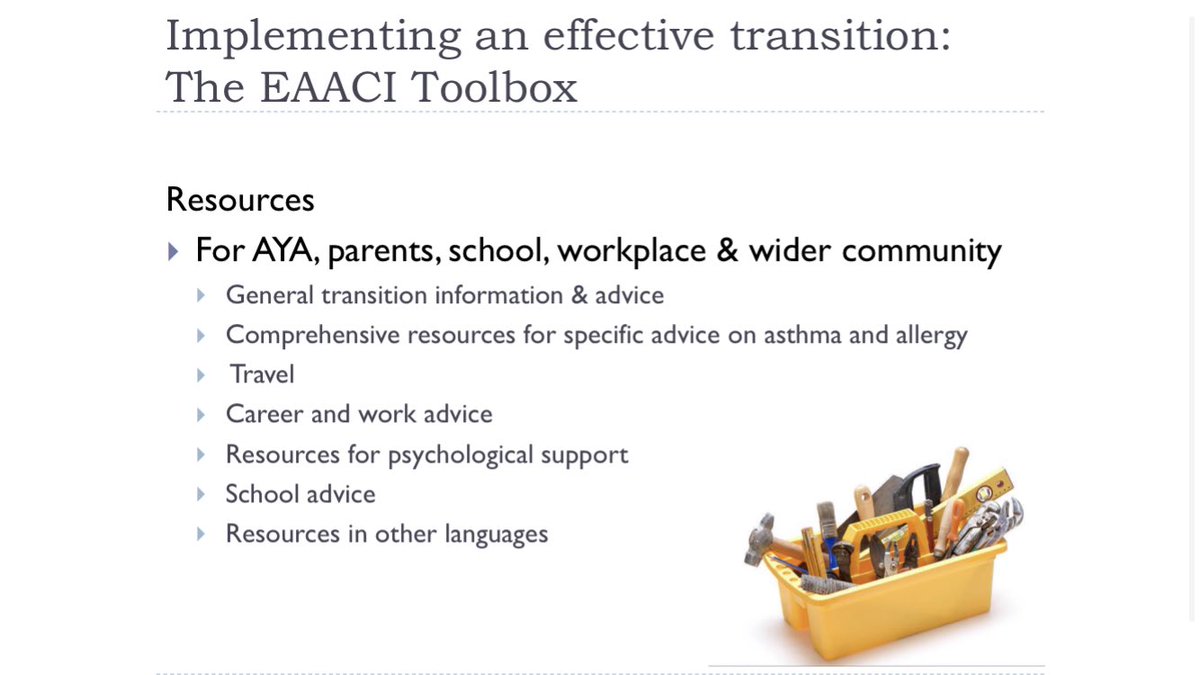 marta_allergy's tweet photo. Pleasure to present our upcoming paper on ‘the EAACI Teen Toolbox’ to help implement effective transition #eaacimca22 Lots of helpful resources out there! @EAACI_JM @ProfGRoberts @BSACI_Allergy Great practical learning today https://t.co/1KlKuU3qah